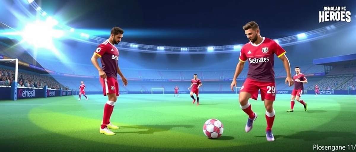 Bengaluru FC Heroes developers working with football players on new features